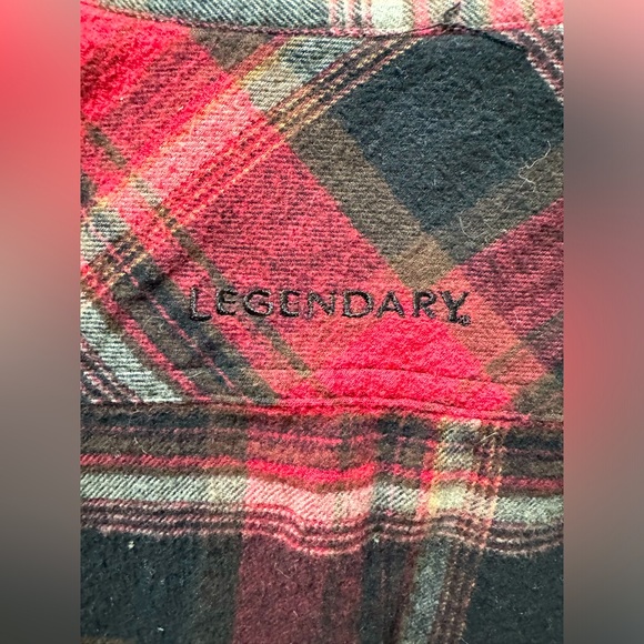 Legendary Whitetails Cottage Escape Flannel Long Sleeve Plaid, Fitted, XS - Picture 6 of 8
